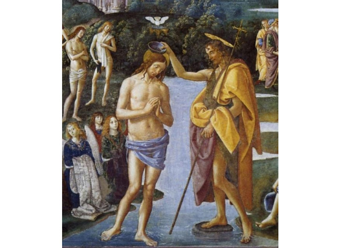 Il battesimo di Gesù - il Perugino Il battesimo di Gesù - il Perugino